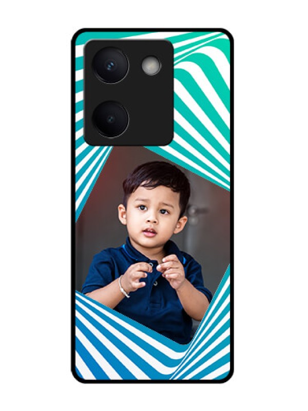 Custom Vivo Y200 Pro 5G Custom Glass Phone Case - Abstract Spiral Design
