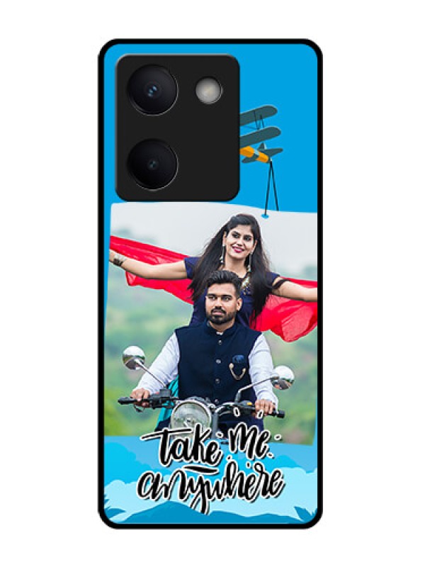 Custom Vivo Y200 Pro 5G Custom Glass Phone Case - Traveller Design