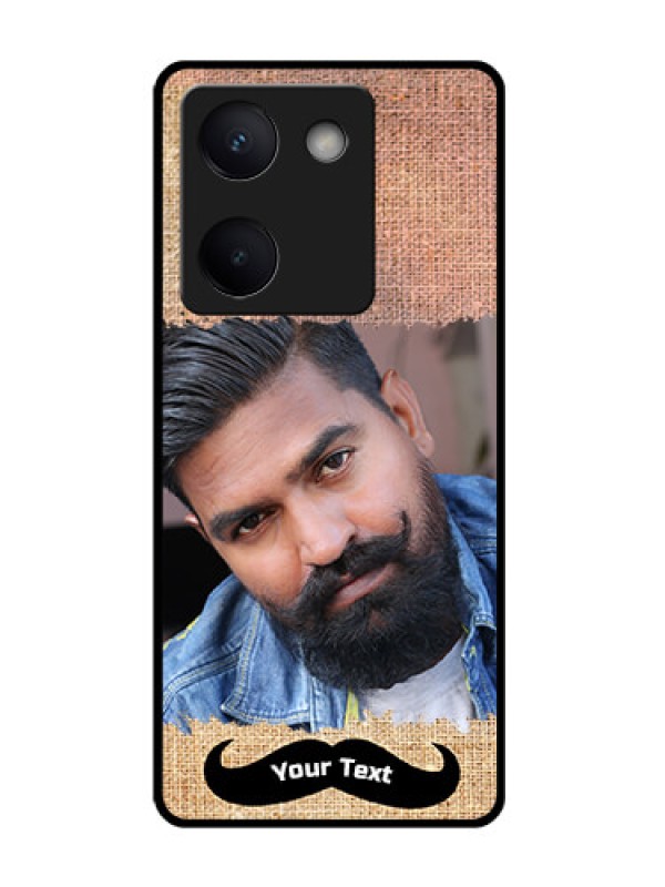 Custom Vivo Y200 Pro 5G Custom Glass Phone Case - With Texture Design