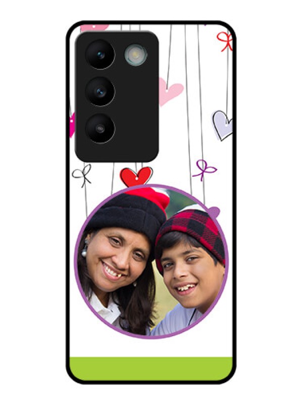 Custom Vivo Y200E 5G Custom Glass Phone CaseCute Kids Phone Case Design