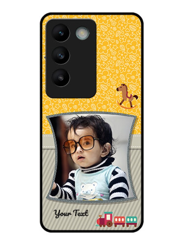 Custom Vivo Y200E 5G Custom Glass Phone CaseBaby Picture Upload Design