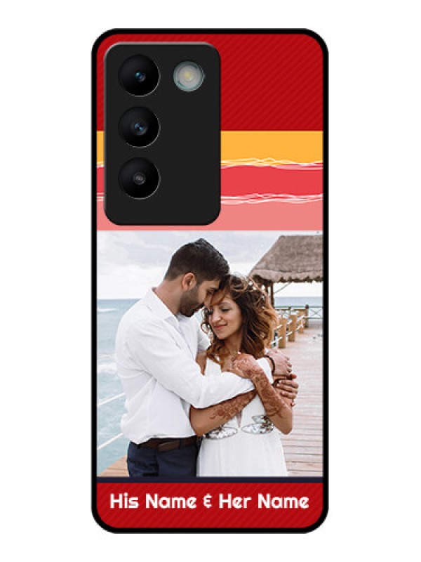 Custom Vivo Y200E 5G Custom Glass Phone CaseColorful Case Design