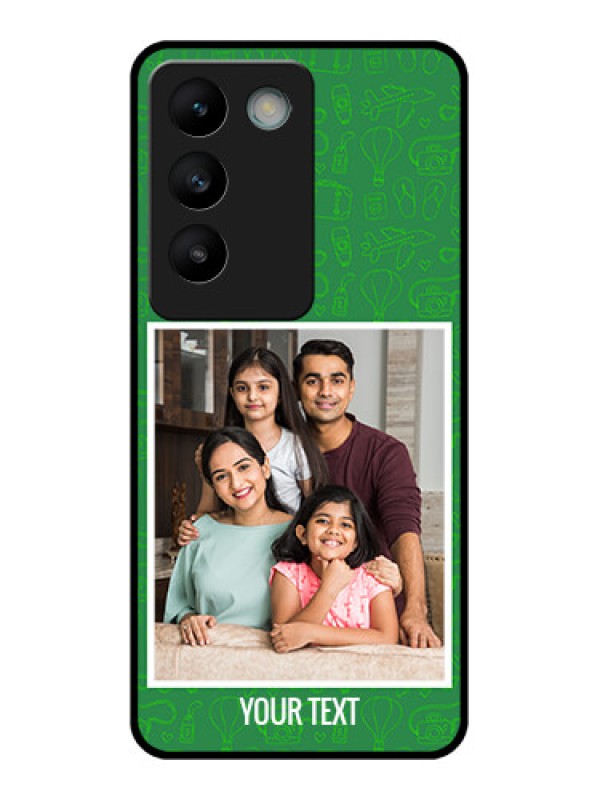Custom Vivo Y200E 5G Custom Glass Phone CasePicture Upload Design