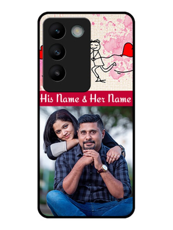 Custom Vivo Y200E 5G Custom Glass Phone CaseYou And Me Case Design
