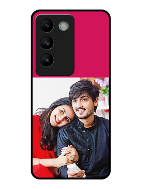 Custom Vivo Y200E 5G Custom Glass Phone CaseAnniversary Cover Design