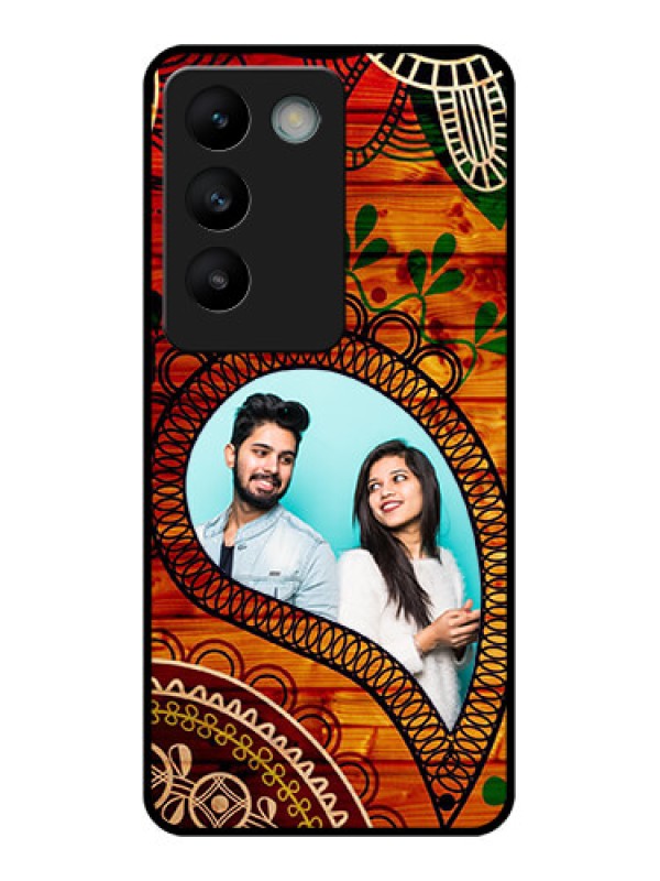 Custom Vivo Y200E 5G Custom Glass Phone CaseAbstract Colorful Design