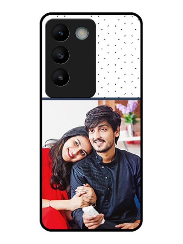 Custom Vivo Y200E 5G Custom Glass Phone CasePremium Dot Design