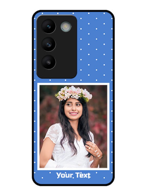 Custom Vivo Y200E 5G Custom Glass Phone CasePolka Dots Design