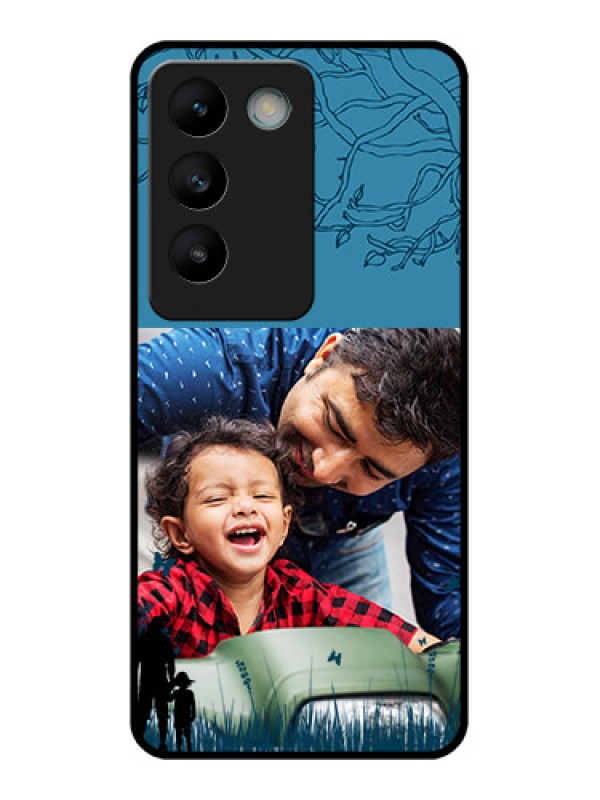 Custom Vivo Y200E 5G Custom Glass Phone CaseBest Dad Design