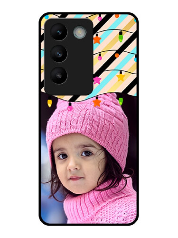 Custom Vivo Y200E 5G Custom Glass Phone CaseLights Hanging Design
