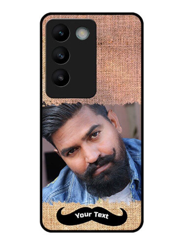 Custom Vivo Y200E 5G Custom Glass Phone CaseWith Texture Design