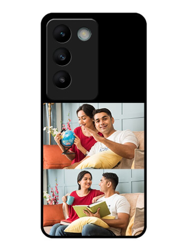 Custom Vivo Y200E 5G Custom Glass Phone Case2 Images Design