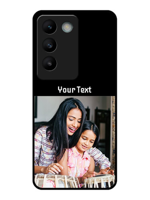 Custom Vivo Y200E 5G Custom Glass Phone CasePhoto With Name Design