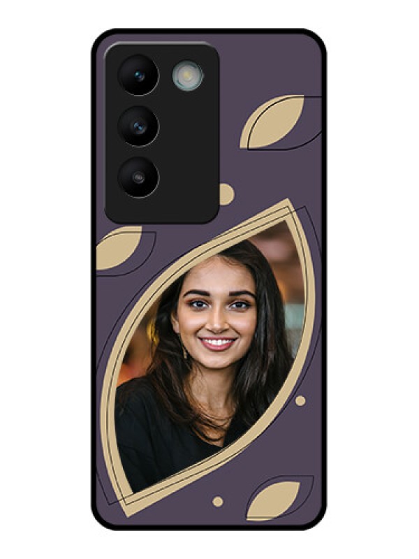 Custom Vivo Y200E 5G Custom Glass Phone CaseFalling Leaf Design