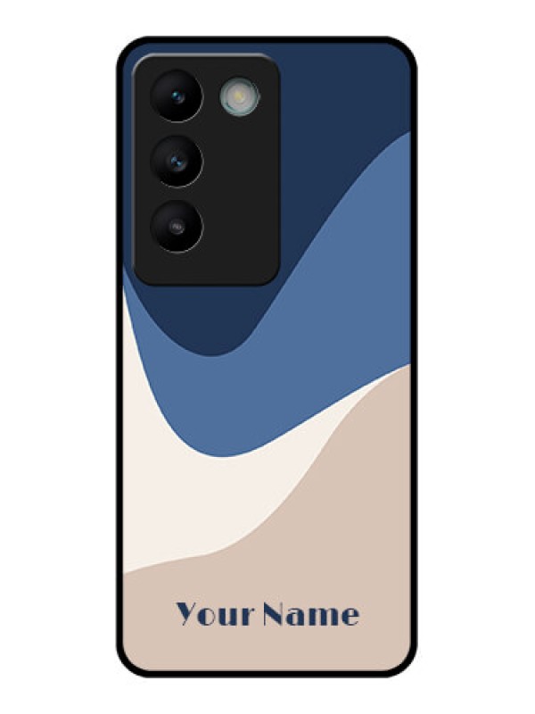 Custom Vivo Y200E 5G Custom Glass Phone CaseAbstract Drip Art Design