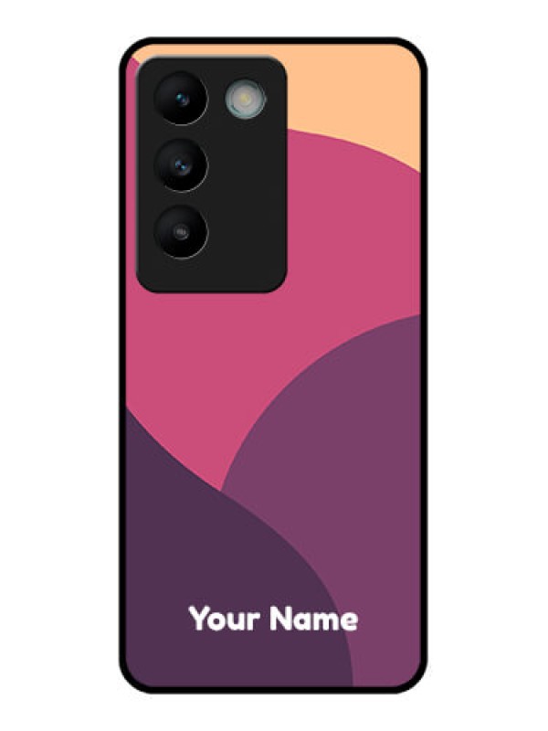 Custom Vivo Y200E 5G Custom Glass Phone CaseMixed Multi - Colour Abstract Art Design