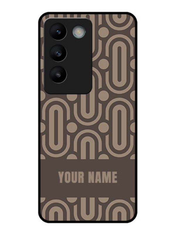 Custom Vivo Y200E 5G Custom Glass Phone CaseCaptivating Zero Pattern Design