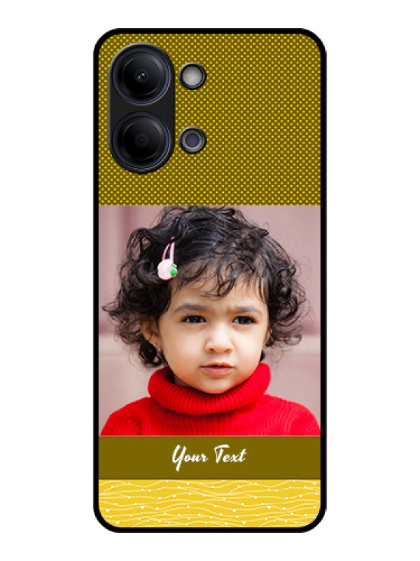 Custom Vivo Y21 5G Custom Glass Phone Case - Simple Green Color Design