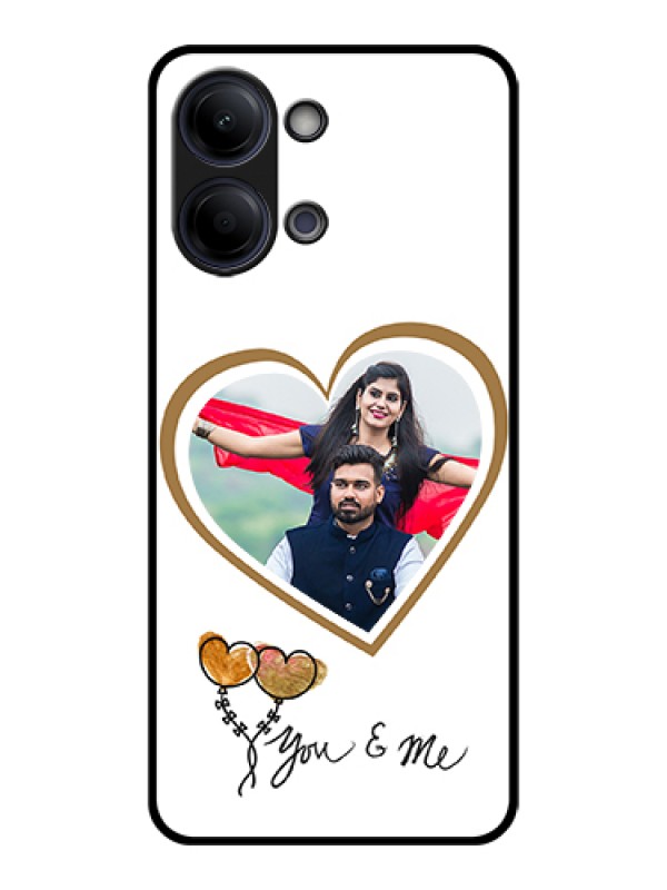 Custom Vivo Y21 5G Custom Glass Phone Case - You & Me Design