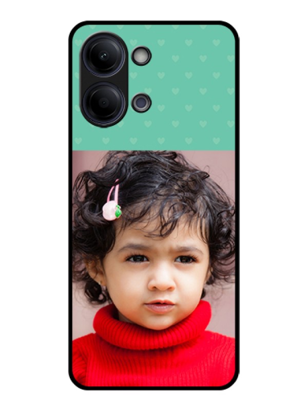 Custom Vivo Y21 5G Custom Glass Phone Case - Lovers Picture Design
