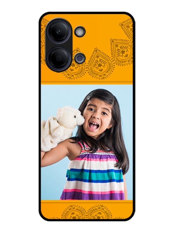 Custom Vivo Y21 5G Custom Glass Phone Case - Photo Wedding Design
