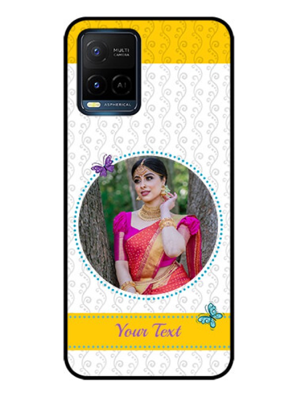Custom Vivo Y21e Custom Glass Mobile Case - Girls Premium Case Design