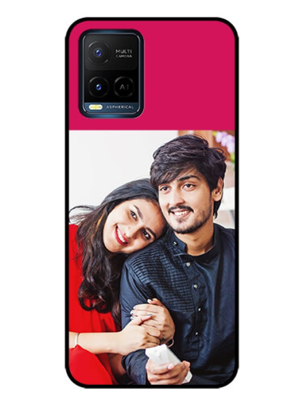 Custom Vivo Y21e Custom Glass Mobile Case - Anniversary Cover Design