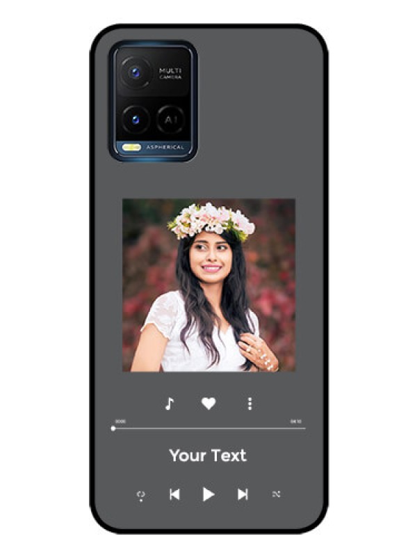 Custom Vivo Y21E Custom Glass Mobile Case - Play The Music Design