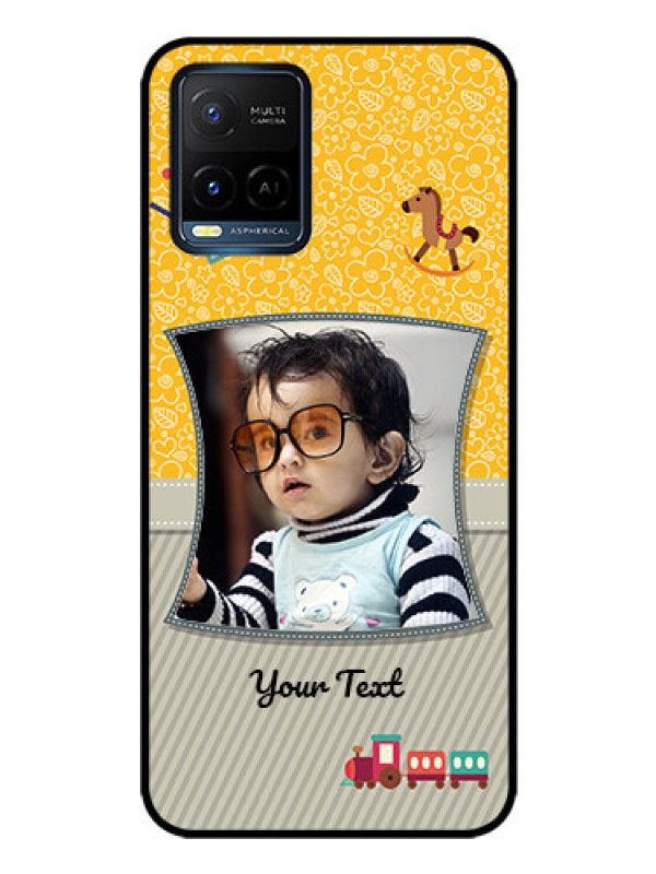Custom Vivo Y21G Personalized Glass Phone Case - Baby Picture Upload Design