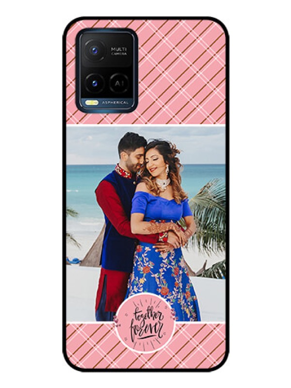 Custom Vivo Y21T Personalized Glass Phone Case - Together Forever Design