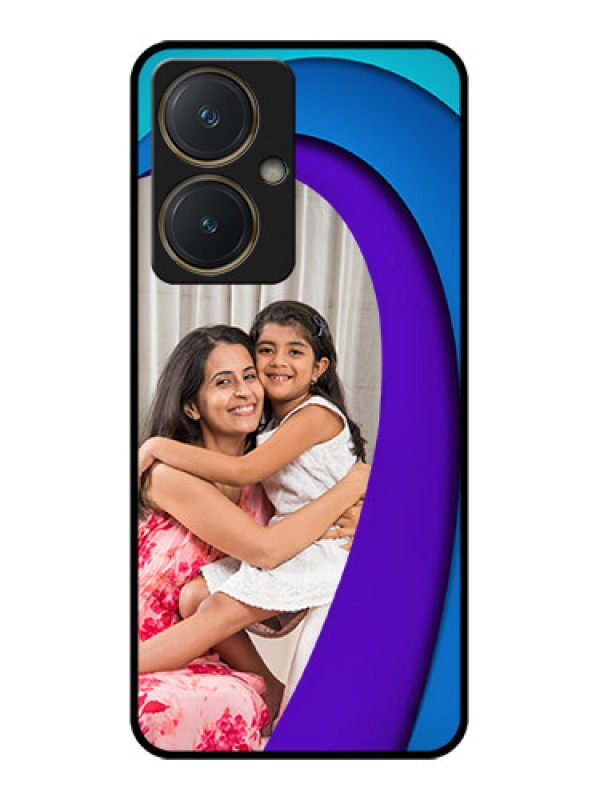 Custom Vivo Y27 Custom Glass Phone Case - Simple Pattern Design