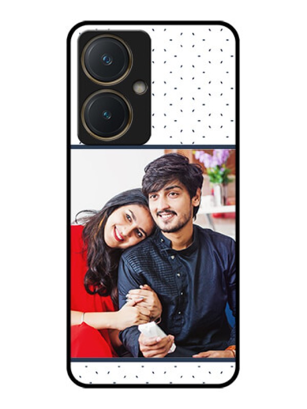 Custom Vivo Y27 Custom Glass Phone Case - Premium Dot Design
