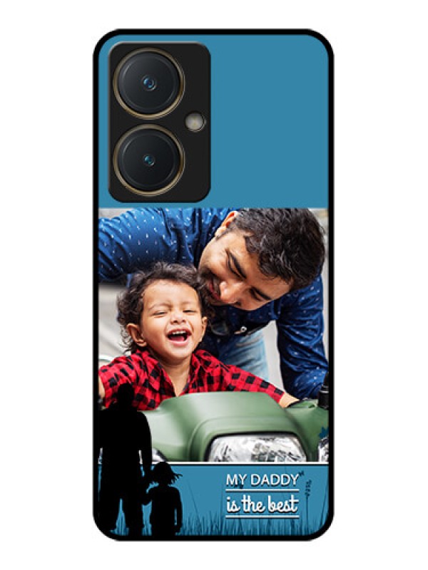 Custom Vivo Y27 Custom Glass Phone Case - Best Dad Design