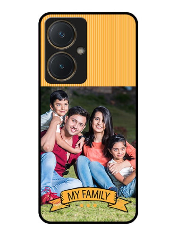 Custom Vivo Y27 Custom Glass Phone Case - My Family Design