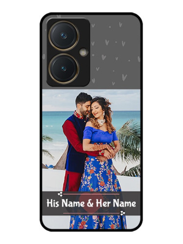 Custom Vivo Y27 Custom Glass Phone Case - Buy Love Design With Photo Online