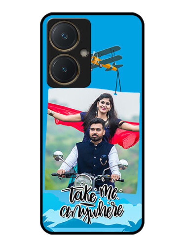 Custom Vivo Y27 Custom Glass Phone Case - Traveller Design