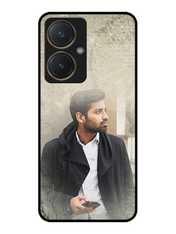 Custom Vivo Y27 Custom Glass Phone Case - With Vintage Design