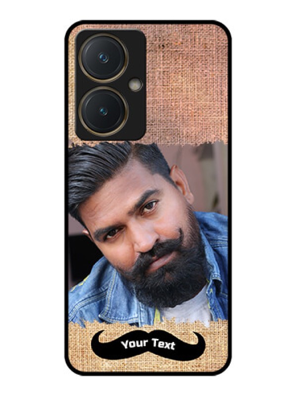 Custom Vivo Y27 Custom Glass Phone Case - With Texture Design