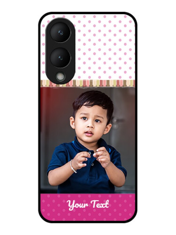 Custom Vivo Y28 5G Custom Glass Phone Case - Cute Girls Cover Design