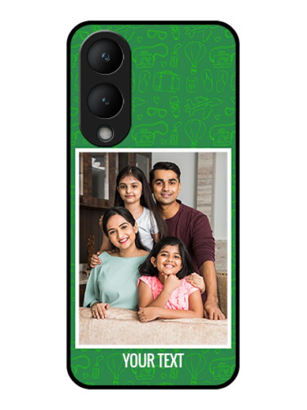Custom Vivo Y28 5G Custom Glass Phone Case - Picture Upload Design