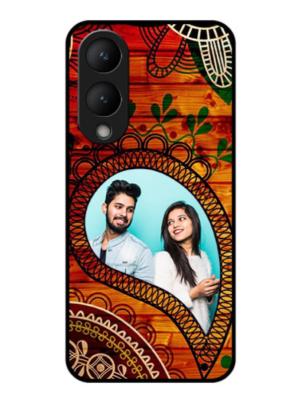 Custom Vivo Y28 5G Custom Glass Phone Case - Abstract Colorful Design