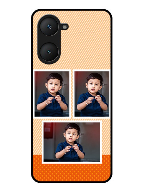 Custom Vivo Y28s 5G Custom Glass Phone Case - Bulk Photos Upload Design