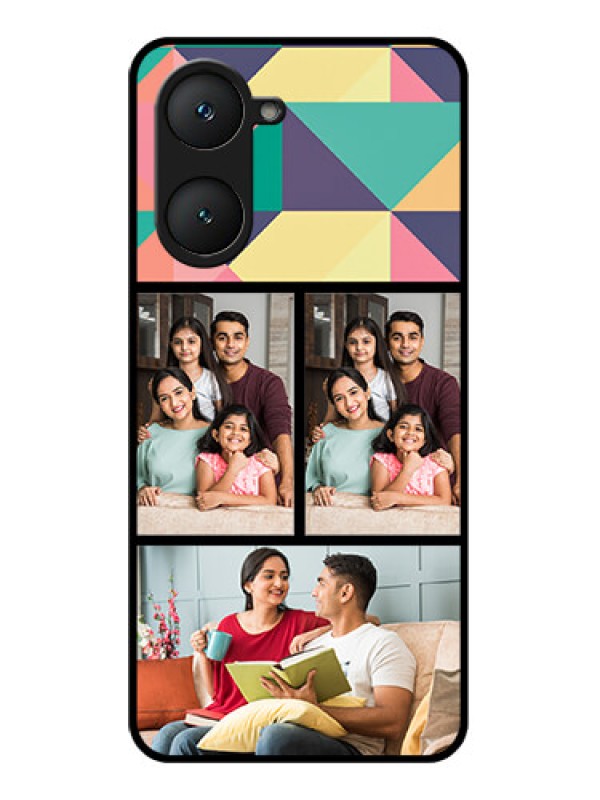 Custom Vivo Y28s 5G Custom Glass Phone Case - Bulk Pic Upload Design