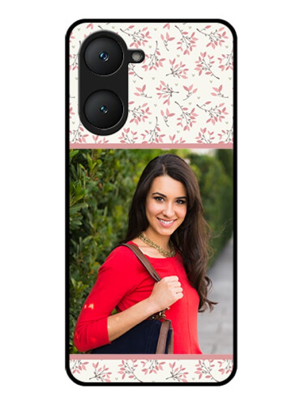 Custom Vivo Y28s 5G Custom Glass Phone Case - Stunning Floral Design