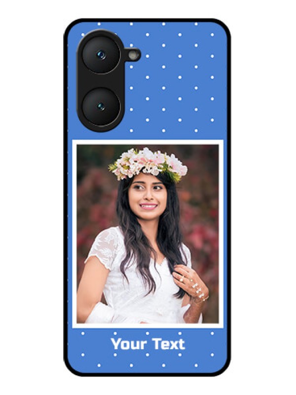 Custom Vivo Y28s 5G Custom Glass Phone Case - Polka Dots Design