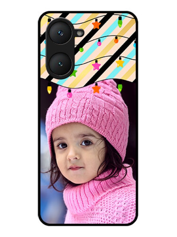 Custom Vivo Y28s 5G Custom Glass Phone Case - Lights Hanging Design