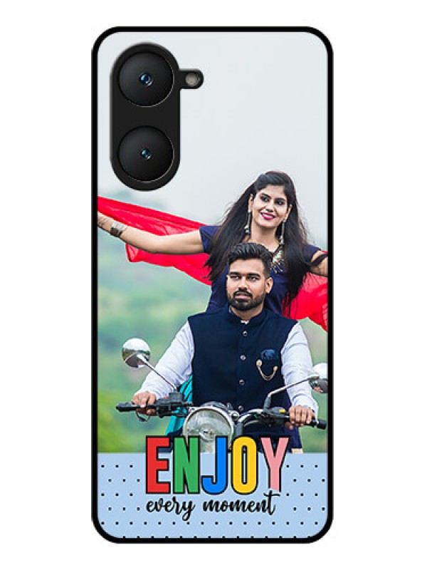 Custom Vivo Y28s 5G Custom Glass Phone Case - Enjoy Every Moment Design