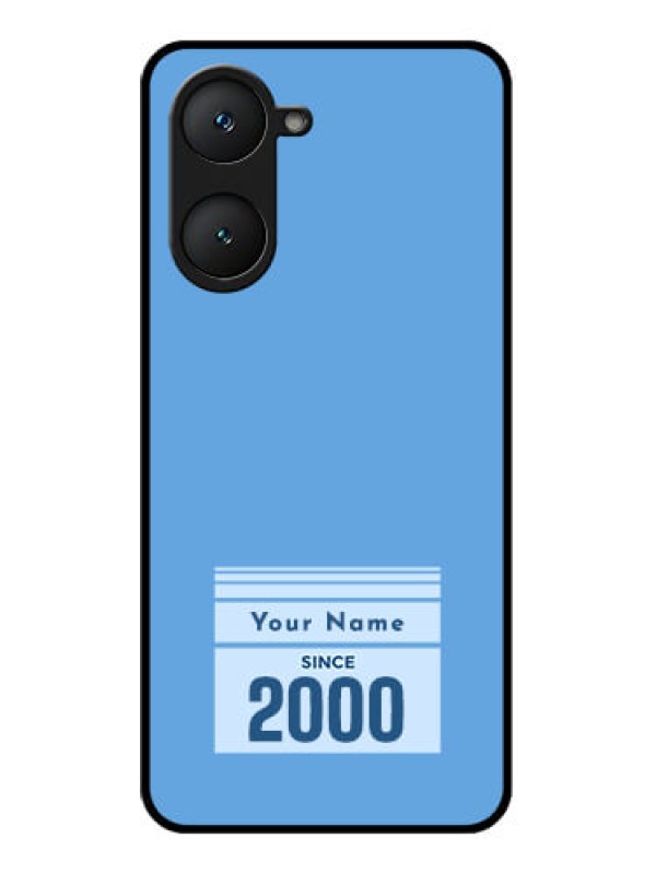 Custom Vivo Y28s 5G Custom Glass Phone Case - Custom Year Of Birth Design