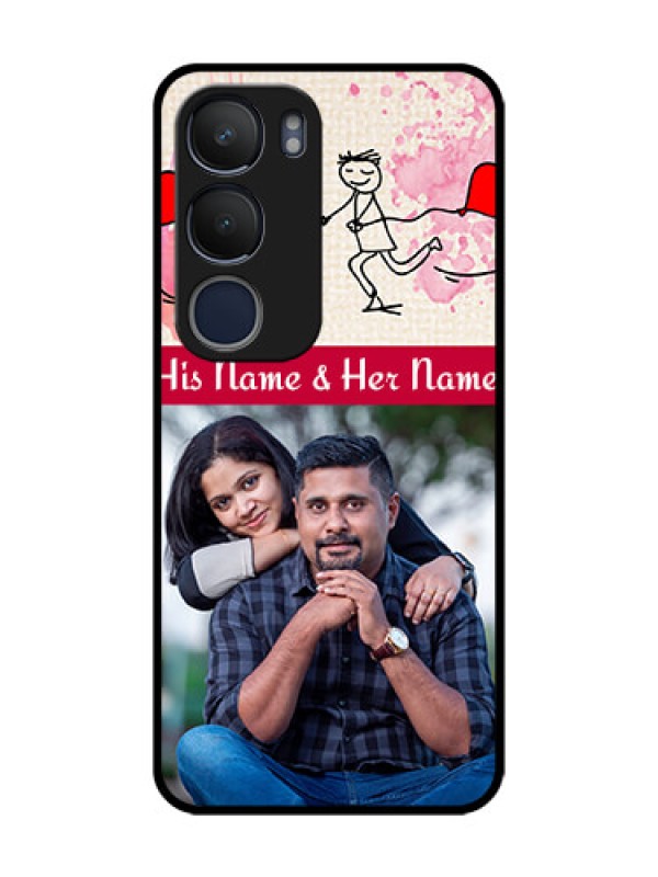 Custom Vivo Y29 5G Custom Glass Phone CaseYou And Me Case Design