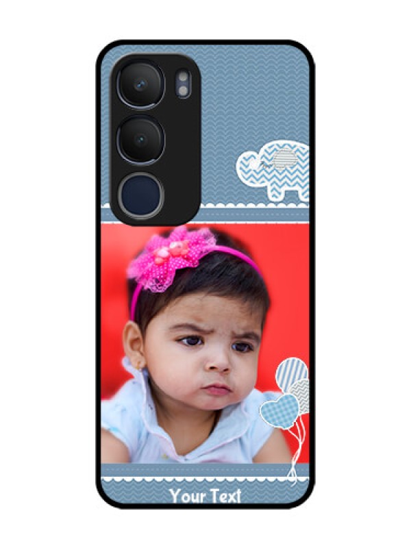 Custom Vivo Y29 5G Custom Glass Phone CaseWith Kids Pattern Design